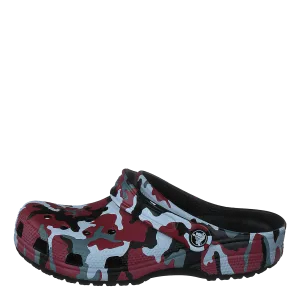 Classic Camo Clog K Black/red