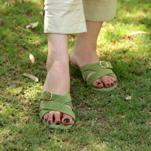 Classic Flat - Green Slides