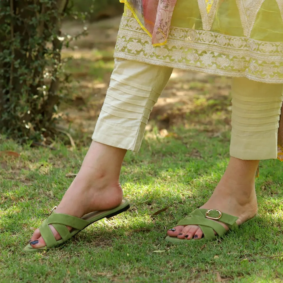 Classic Flat - Green Slides