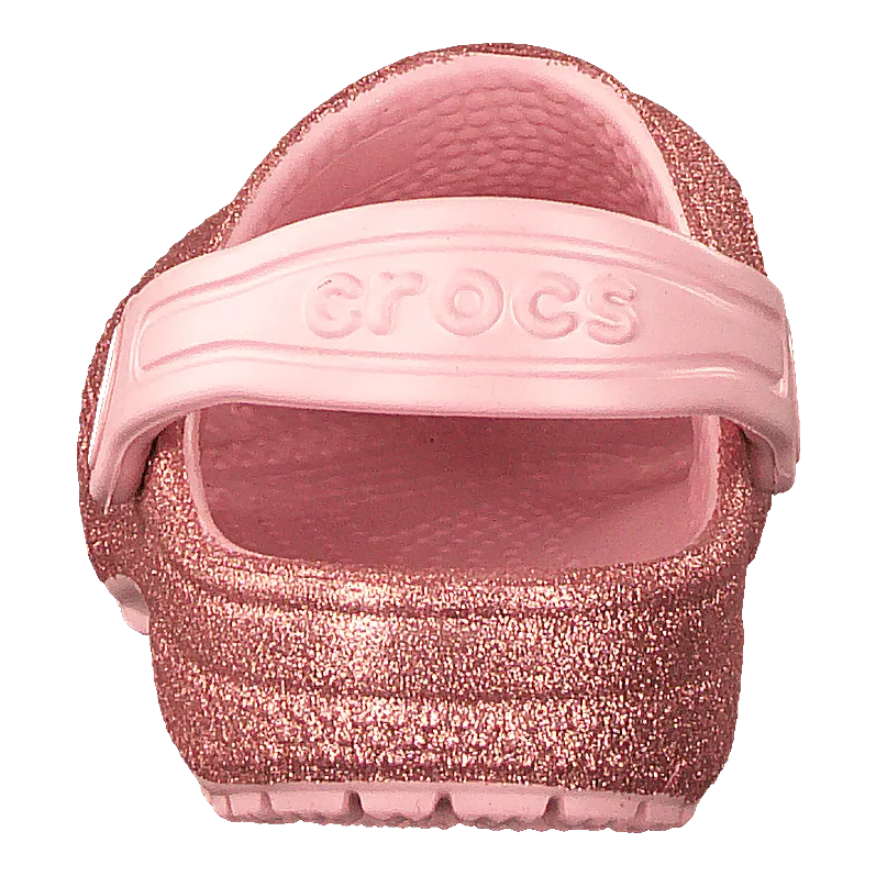 Classic Glitter Clog Kids Blossom