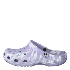 Classic Marbled Clog Lavender/multi