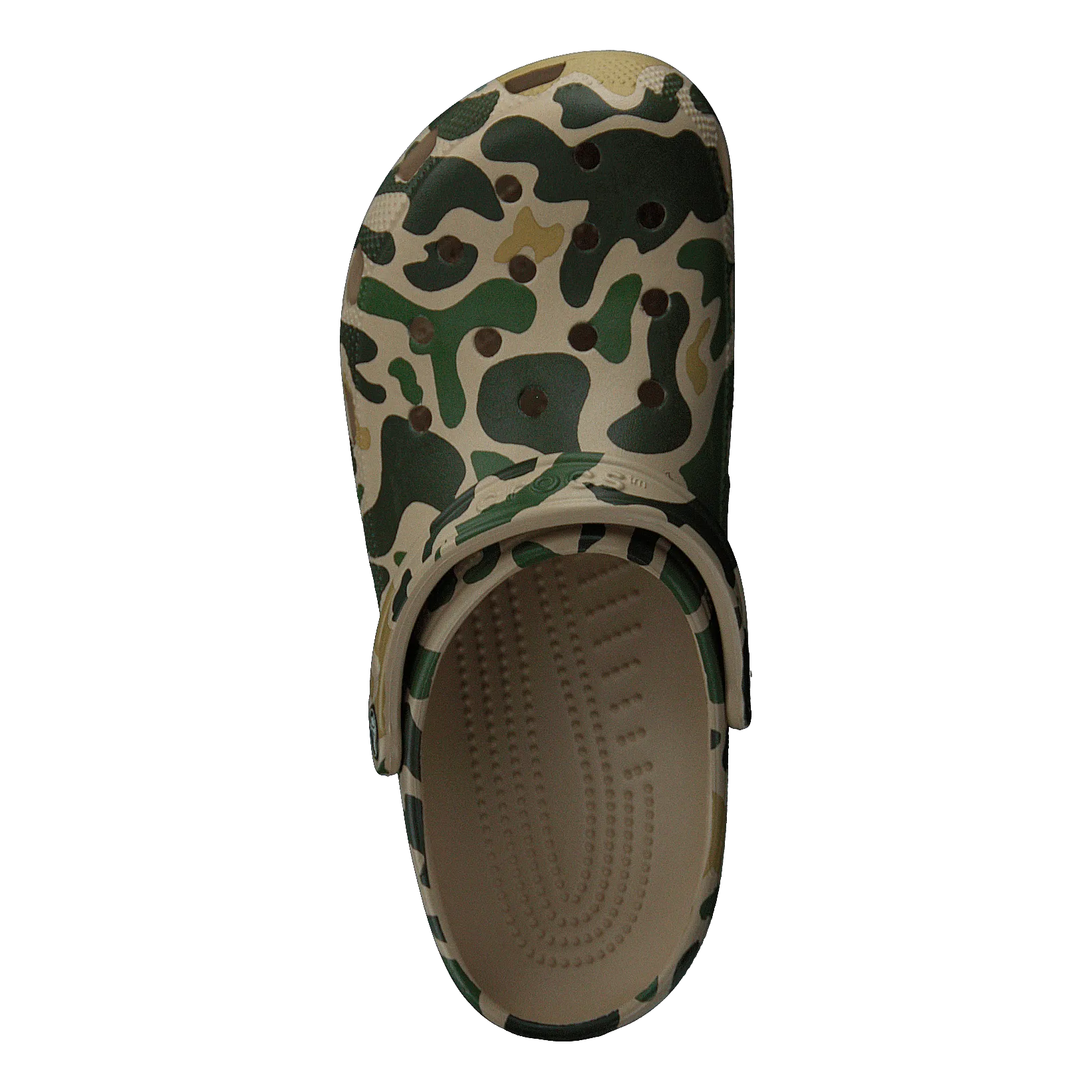 Classic Printed Camo Clog Chai / Tan