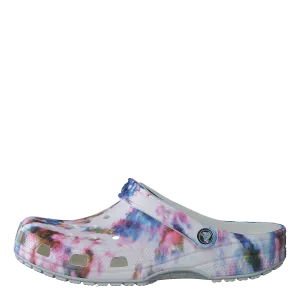 Classic Tie Dye Graphic Clog Garnet/multi