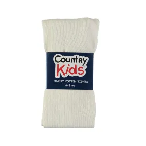 Country Kids Plain Tights Ivory