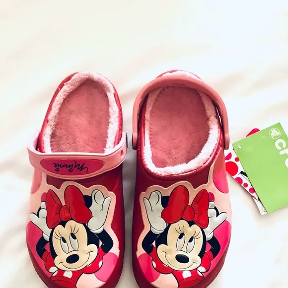 CROCS CLASSIC DISNEY MINNIE MOUSE SIZE J3