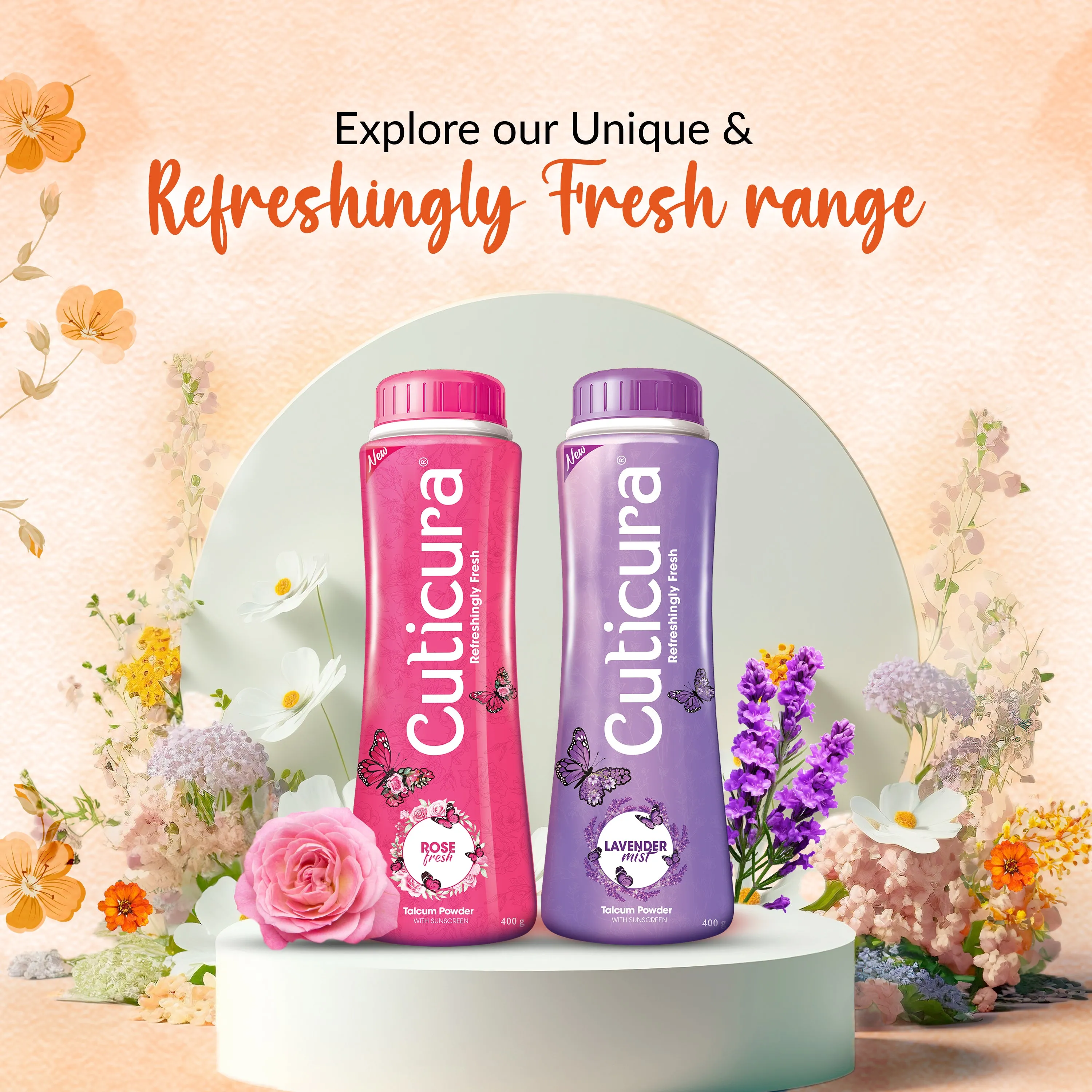Cuticura Original Bloom Talcum Powder 100g