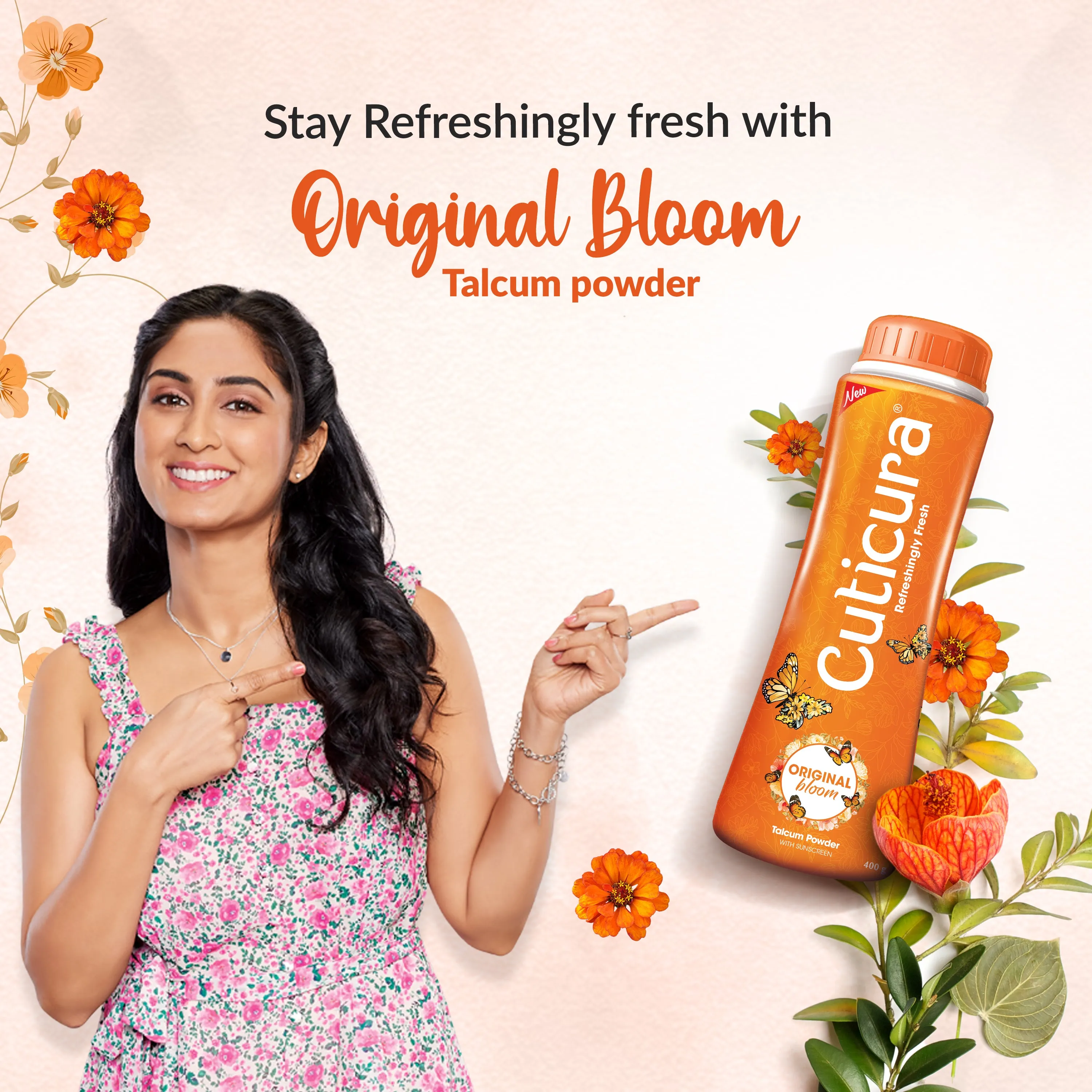 Cuticura Original Bloom Talcum Powder 100g