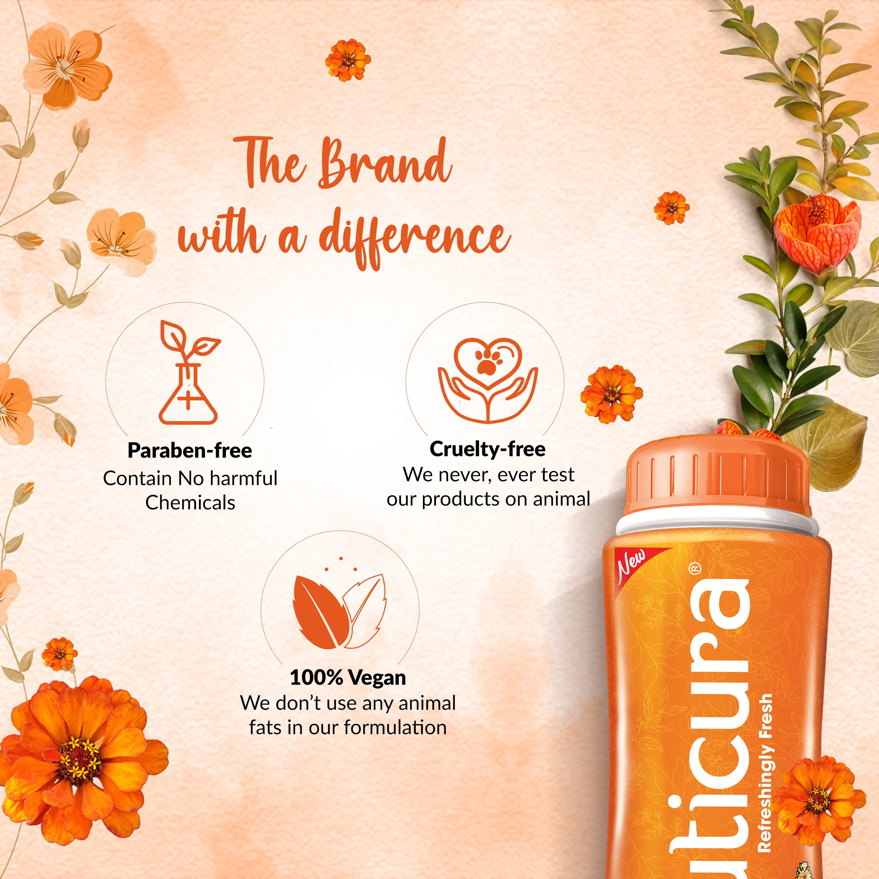 Cuticura Original Bloom Talcum Powder 100g