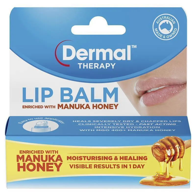 Dermal Therapy Lip Balm Manuka Honey 10g