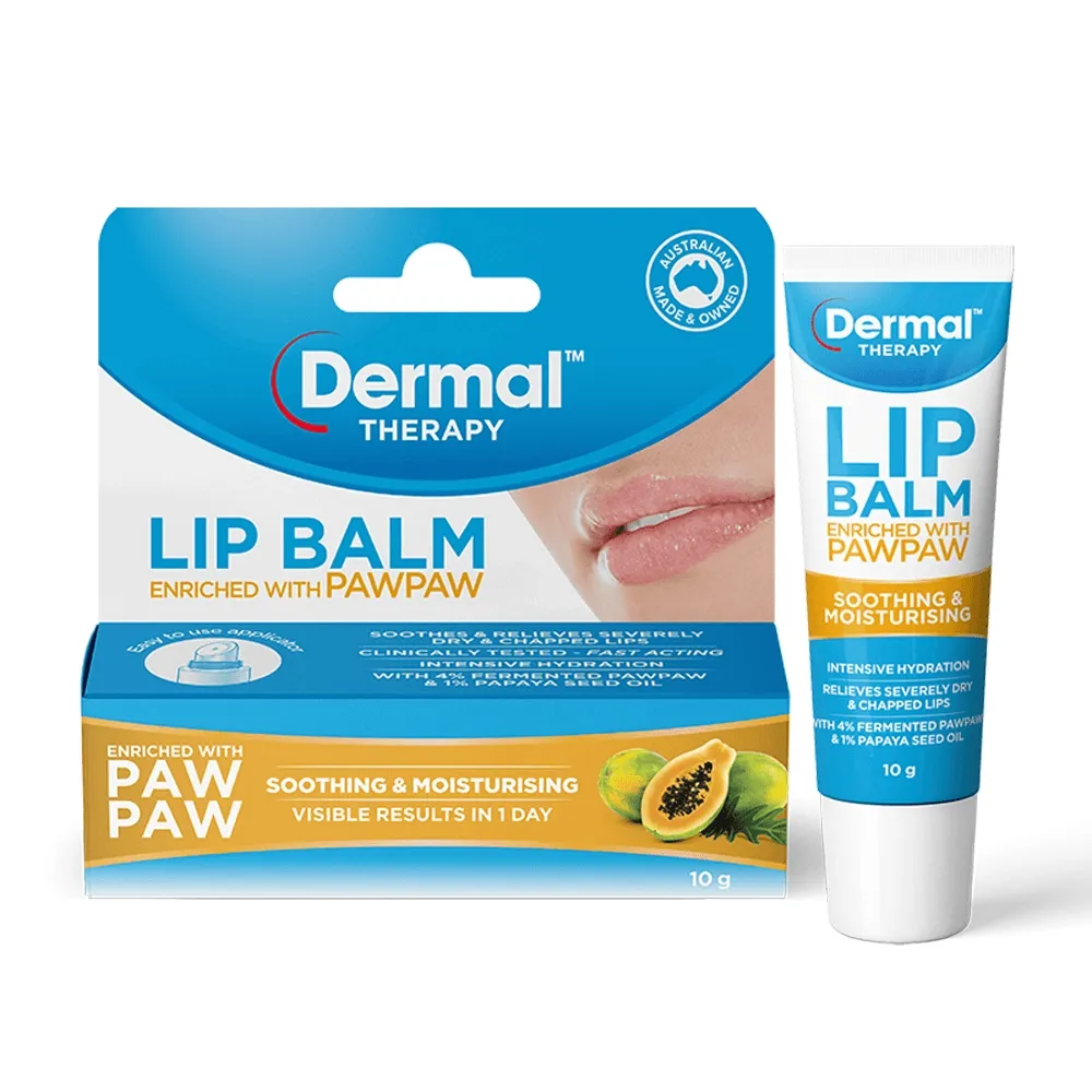 Dermal Therapy Lip Balm Paw Paw 10g