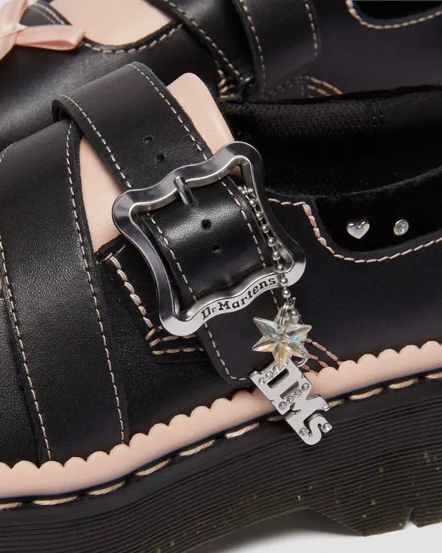 Dr Martens Kemsley Leather Platform Buckle Shoes
