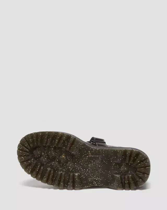Dr Martens Kemsley Leather Platform Buckle Shoes