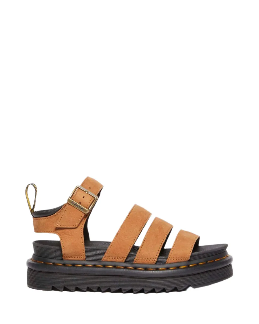 Dr. Marten's Women's Blaire Tumbled Nubuck Sandal - Desert Brown