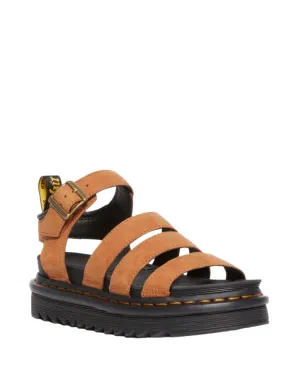 Dr. Marten's Women's Blaire Tumbled Nubuck Sandal - Desert Brown