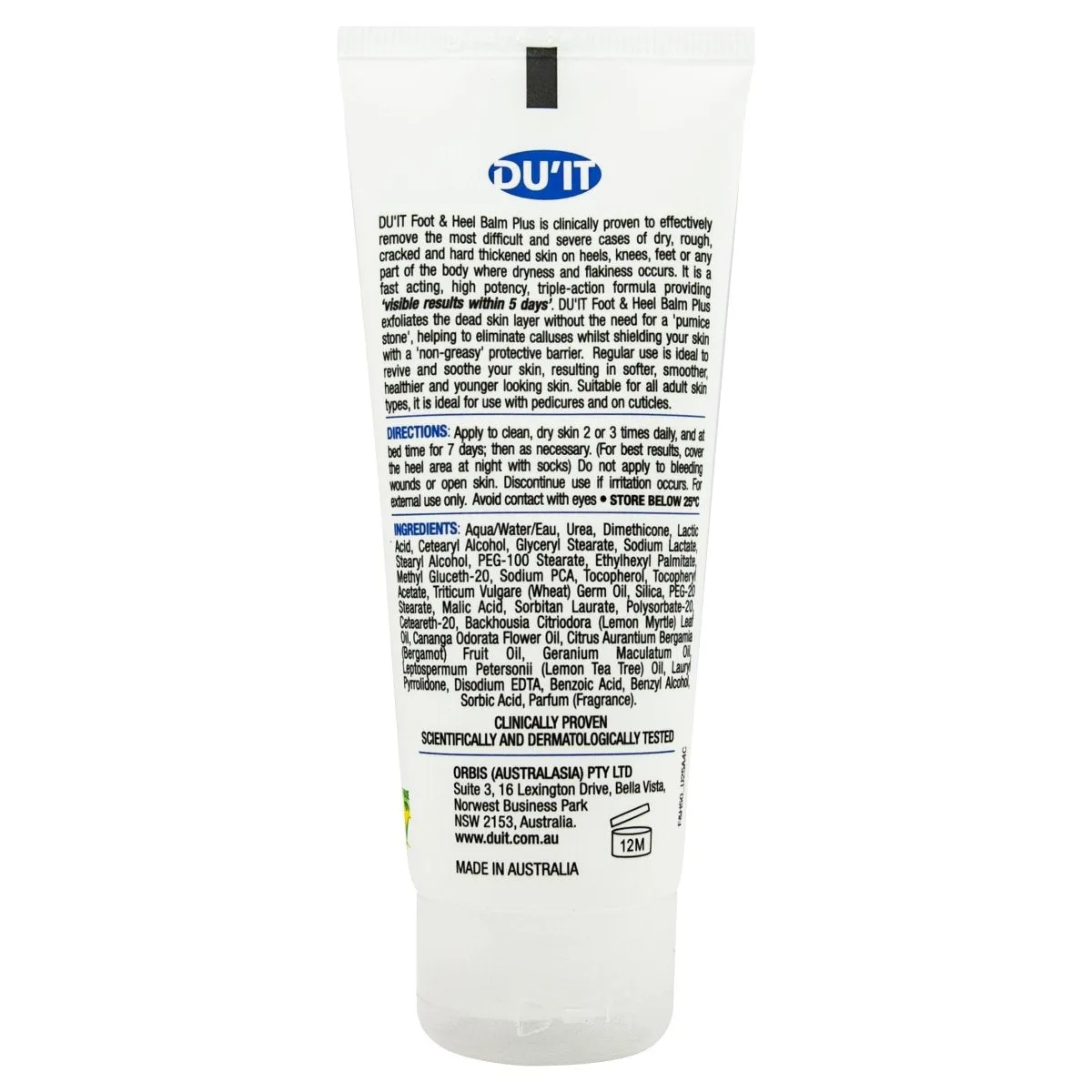 DU'IT Foot & Heel Balm Plus Foot Cream 50g