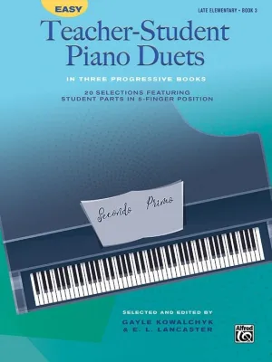 Easy Teacher-Student Piano Duets, Book 3