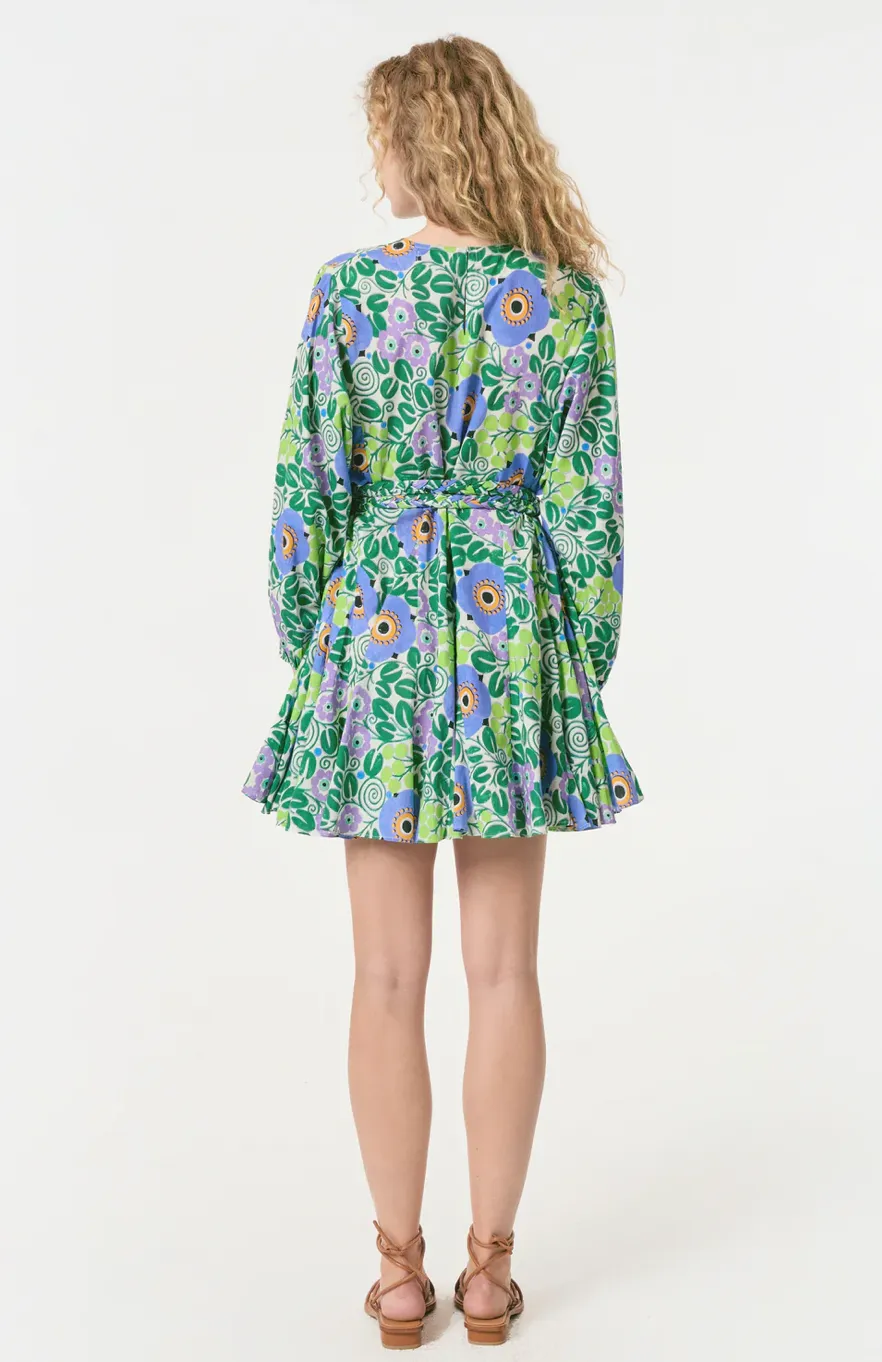 Ella Dress in Wisteria Aura