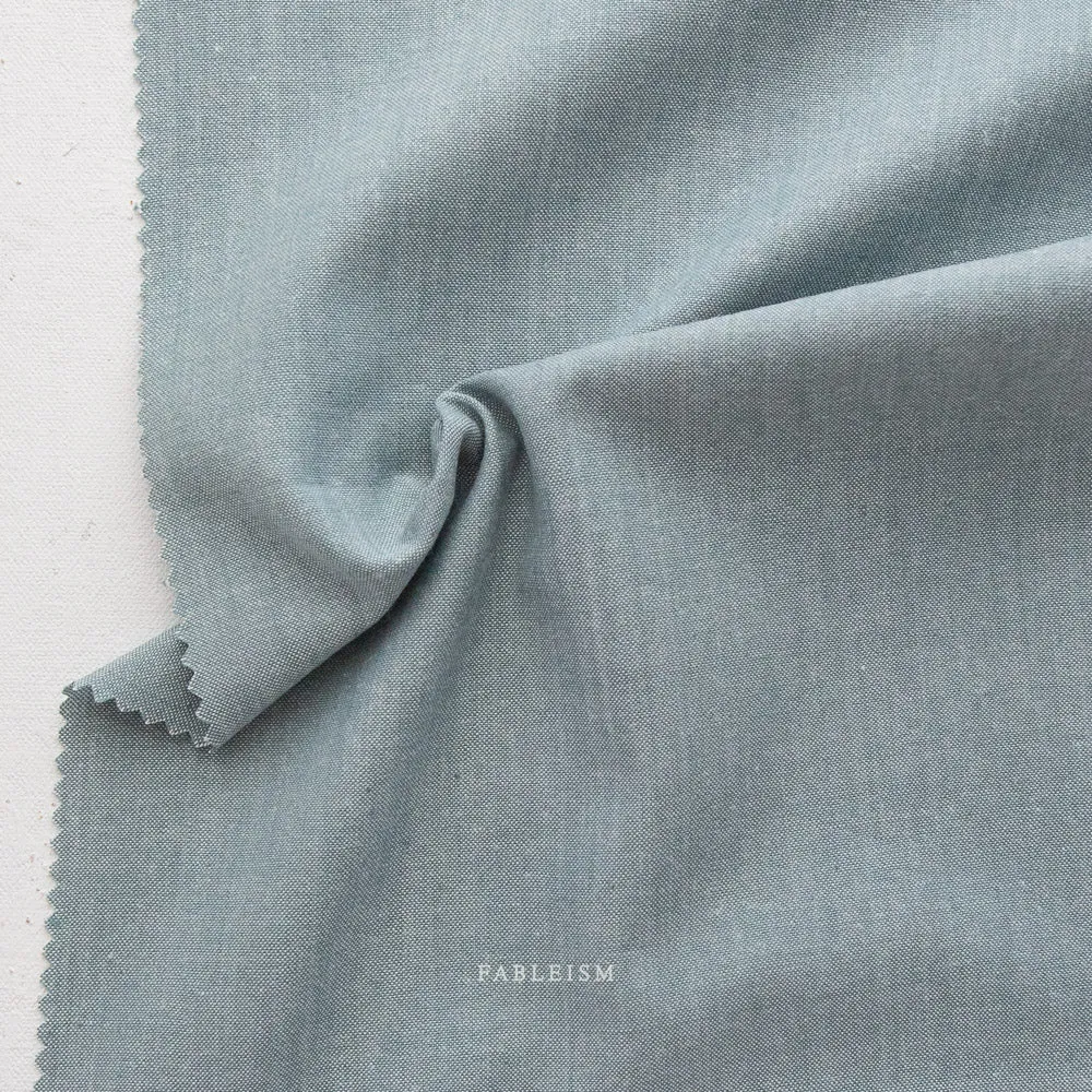 Everyday Chambray Solid in Ether by Fableism Studio