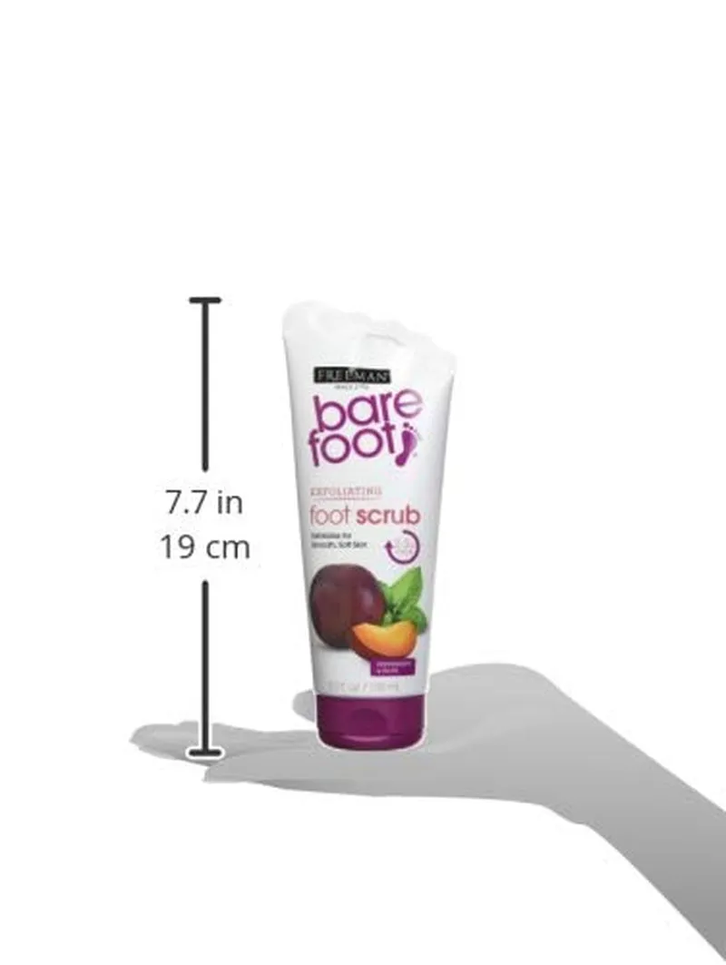 Exfoliating Foot Scrub Peppermint and Plum 5.3 Oz