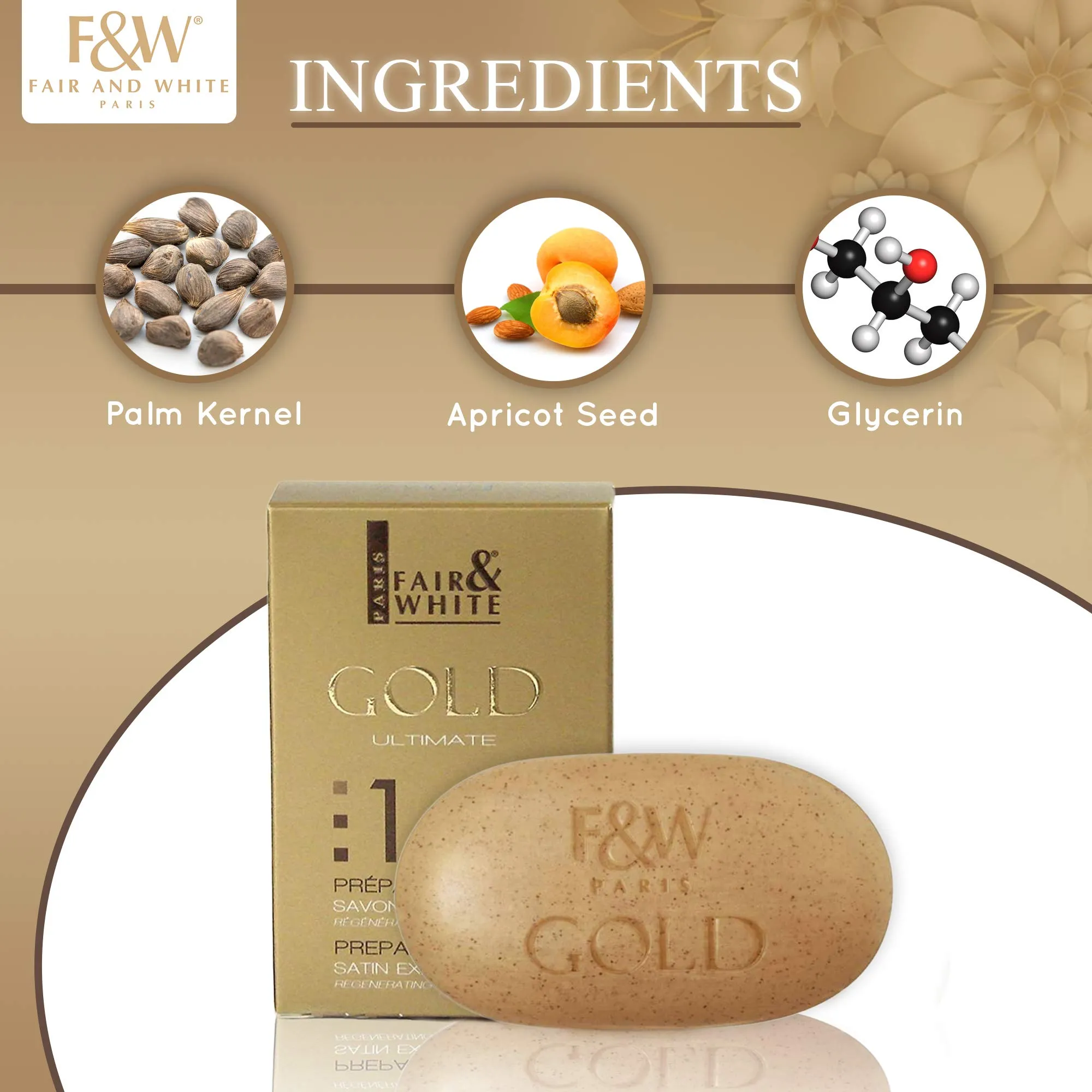 Fair & White Gold Argan Exfoliating Soap