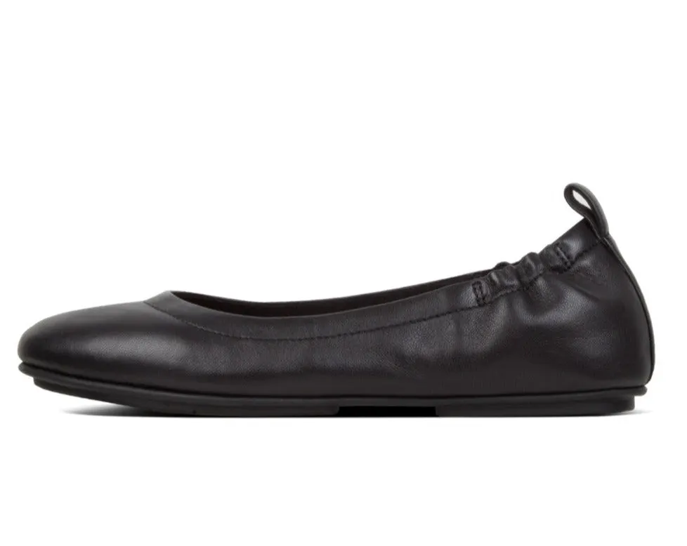 FitFlop ALLEGRO Soft Leather Ballet Pumps
