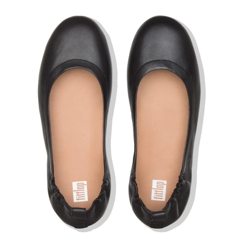 FitFlop ALLEGRO Soft Leather Ballet Pumps