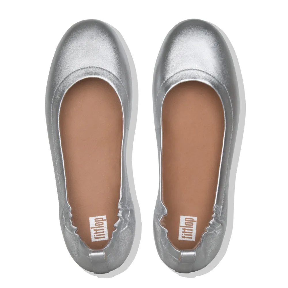 FitFlop ALLEGRO Soft Leather Ballet Pumps