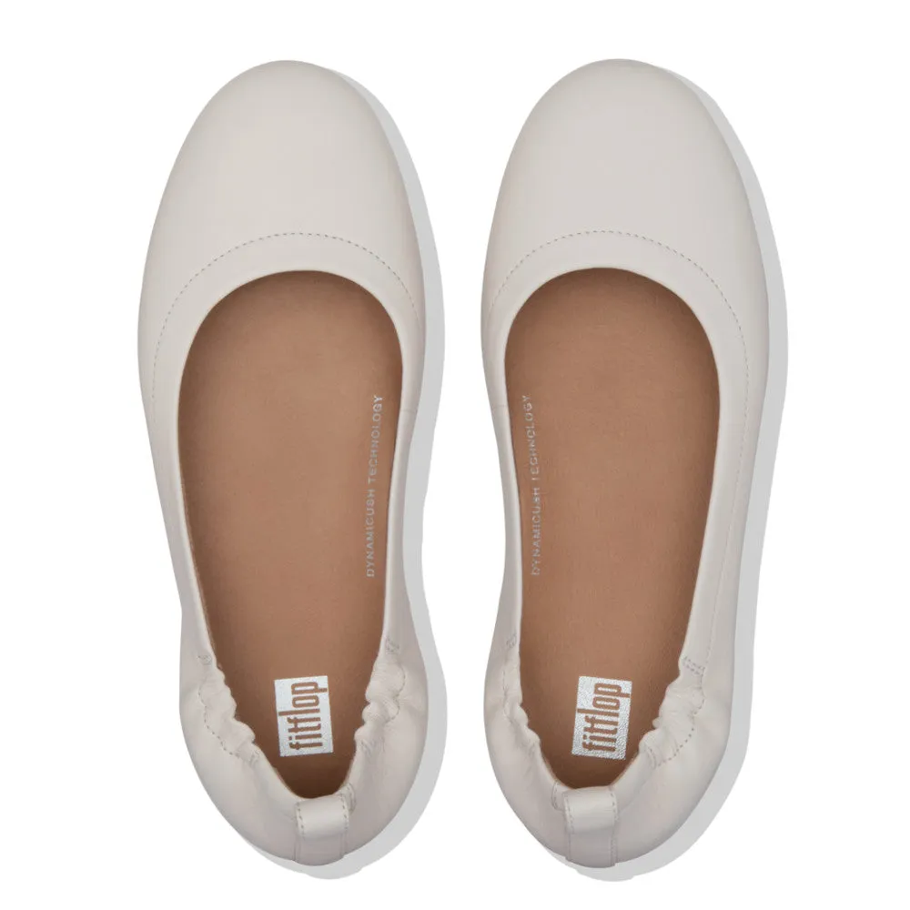 FitFlop ALLEGRO Soft Leather Ballet Pumps