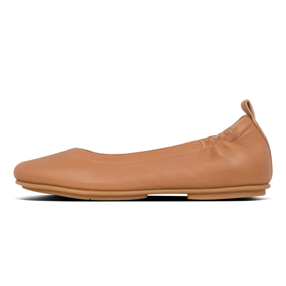 FitFlop ALLEGRO Soft Leather Ballet Pumps