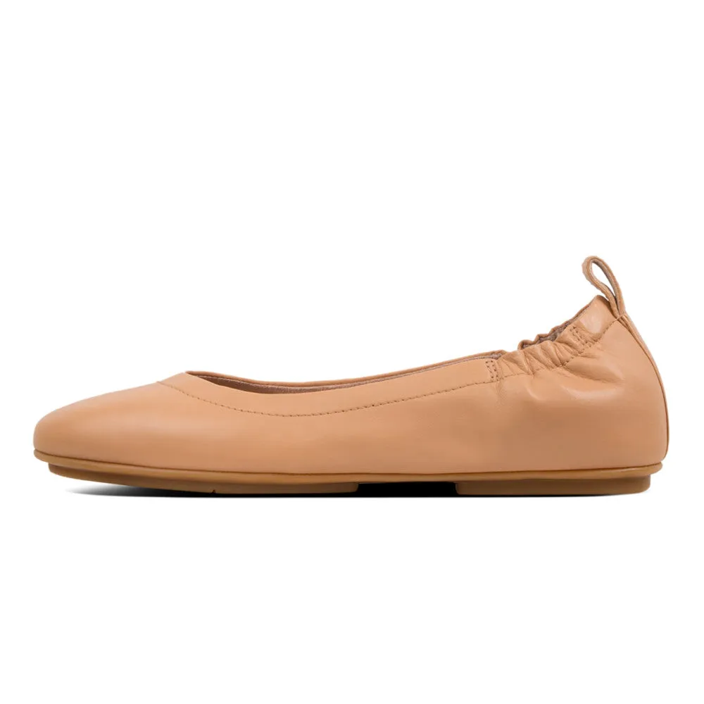 FitFlop ALLEGRO Soft Leather Ballet Pumps