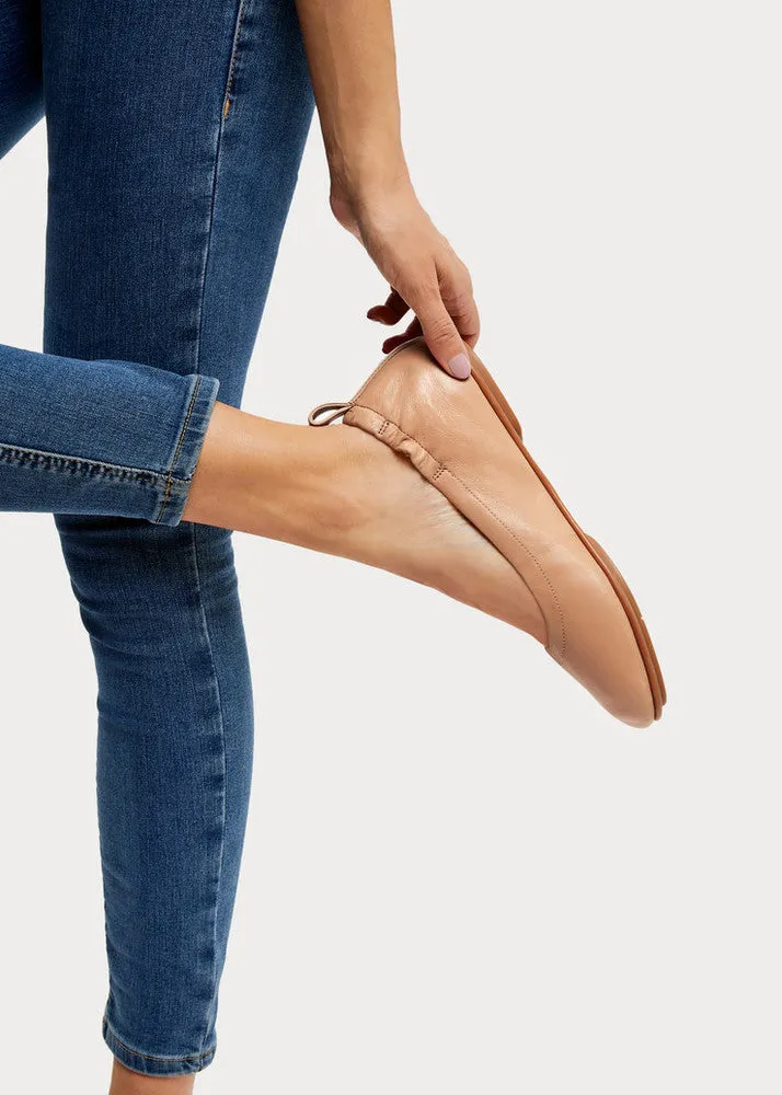 FitFlop ALLEGRO Soft Leather Ballet Pumps