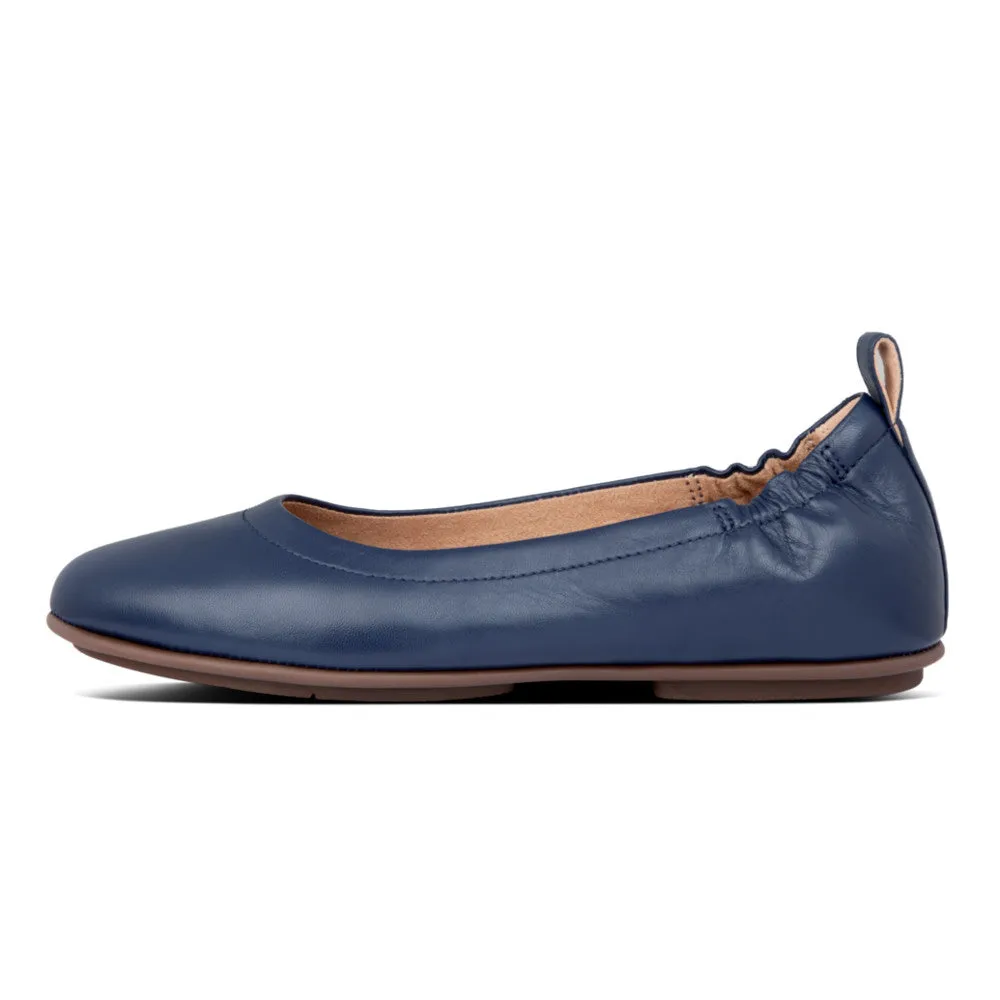 FitFlop ALLEGRO Soft Leather Ballet Pumps