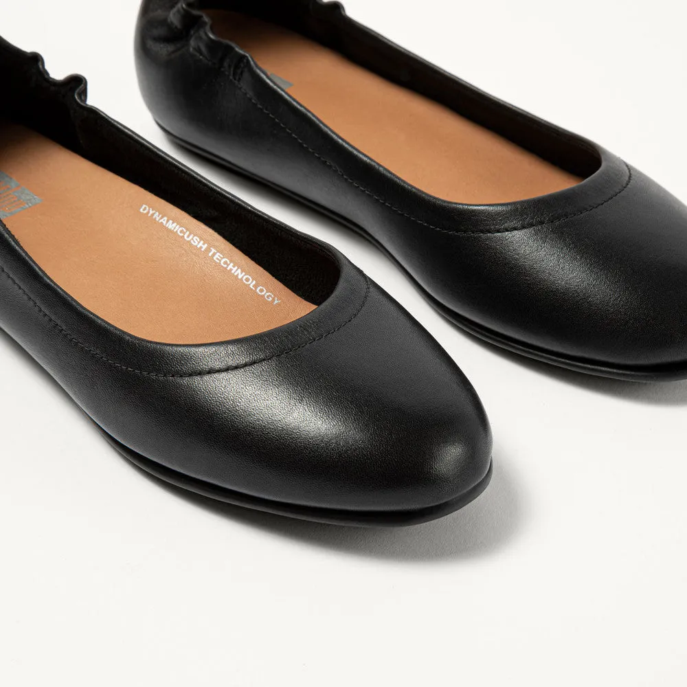FitFlop ALLEGRO Soft Leather Ballet Pumps