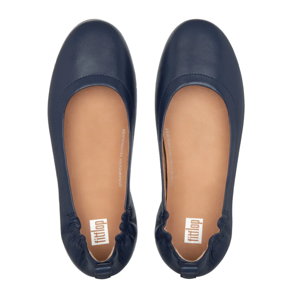 FitFlop ALLEGRO Soft Leather Ballet Pumps