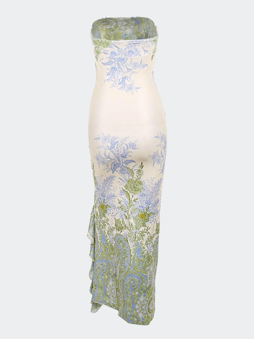 Floral Sexy Stylish Slit Maxi Dress