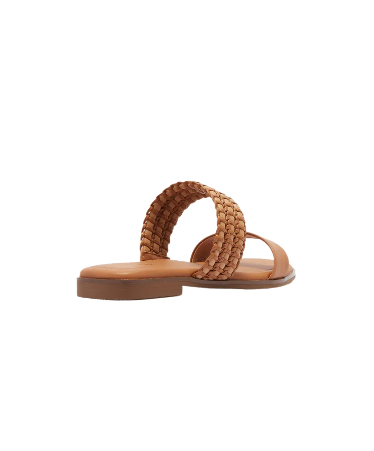 Frankie4 Sloan Tan Weave Slide