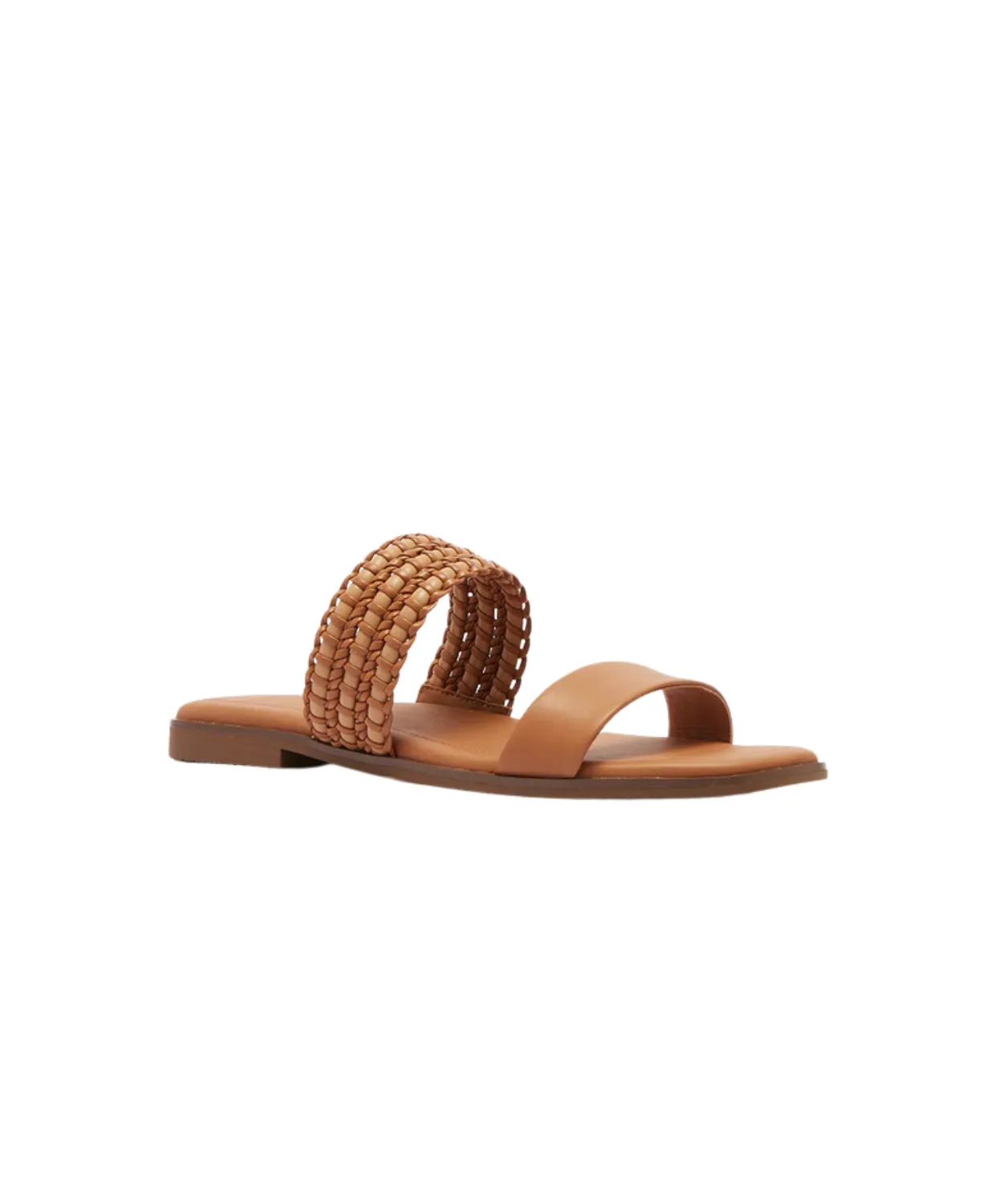 Frankie4 Sloan Tan Weave Slide