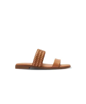 Frankie4 Sloan Tan Weave Slide