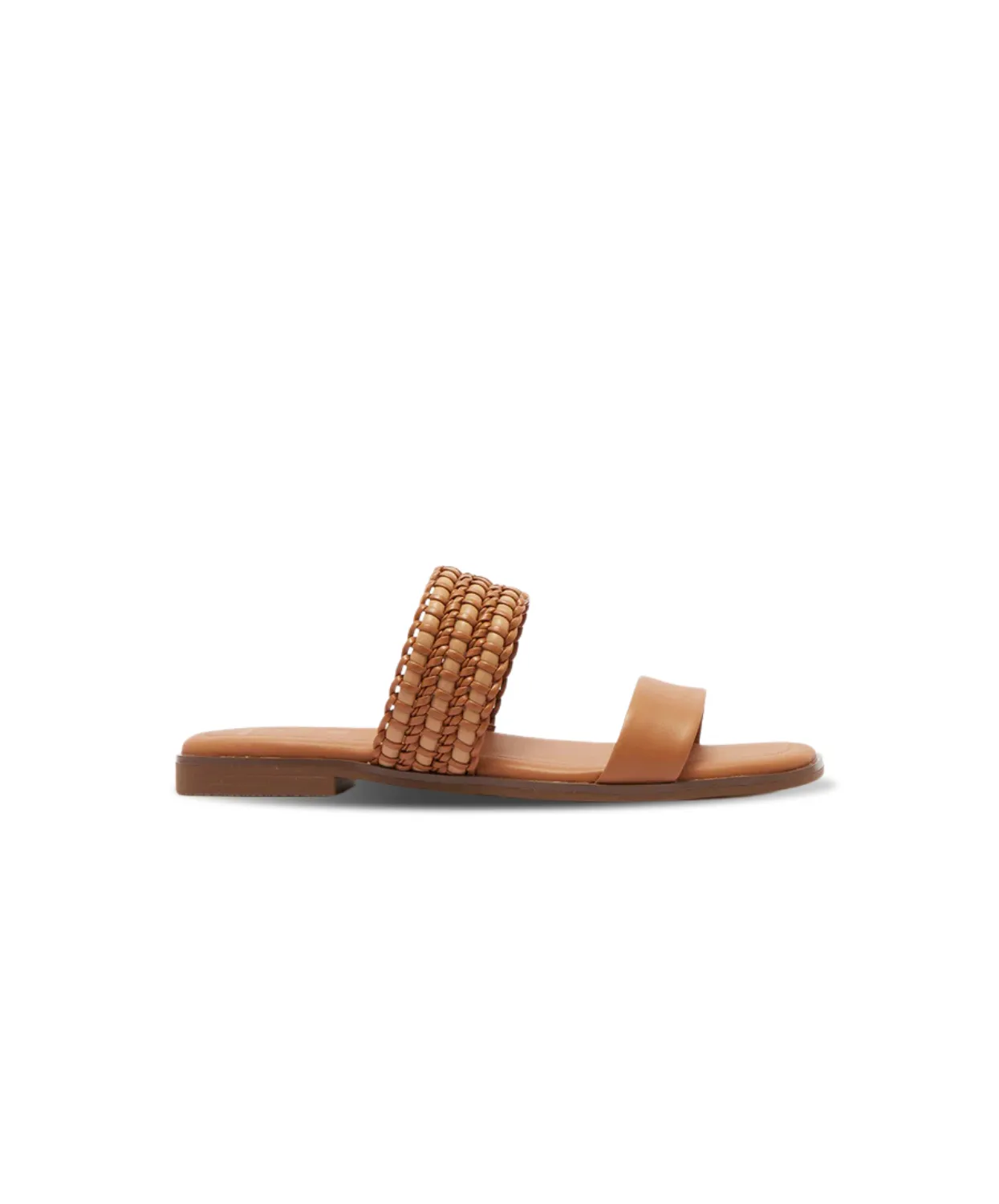 Frankie4 Sloan Tan Weave Slide