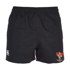 Frogs Canterbury Black Advantage Rugby Shorts
