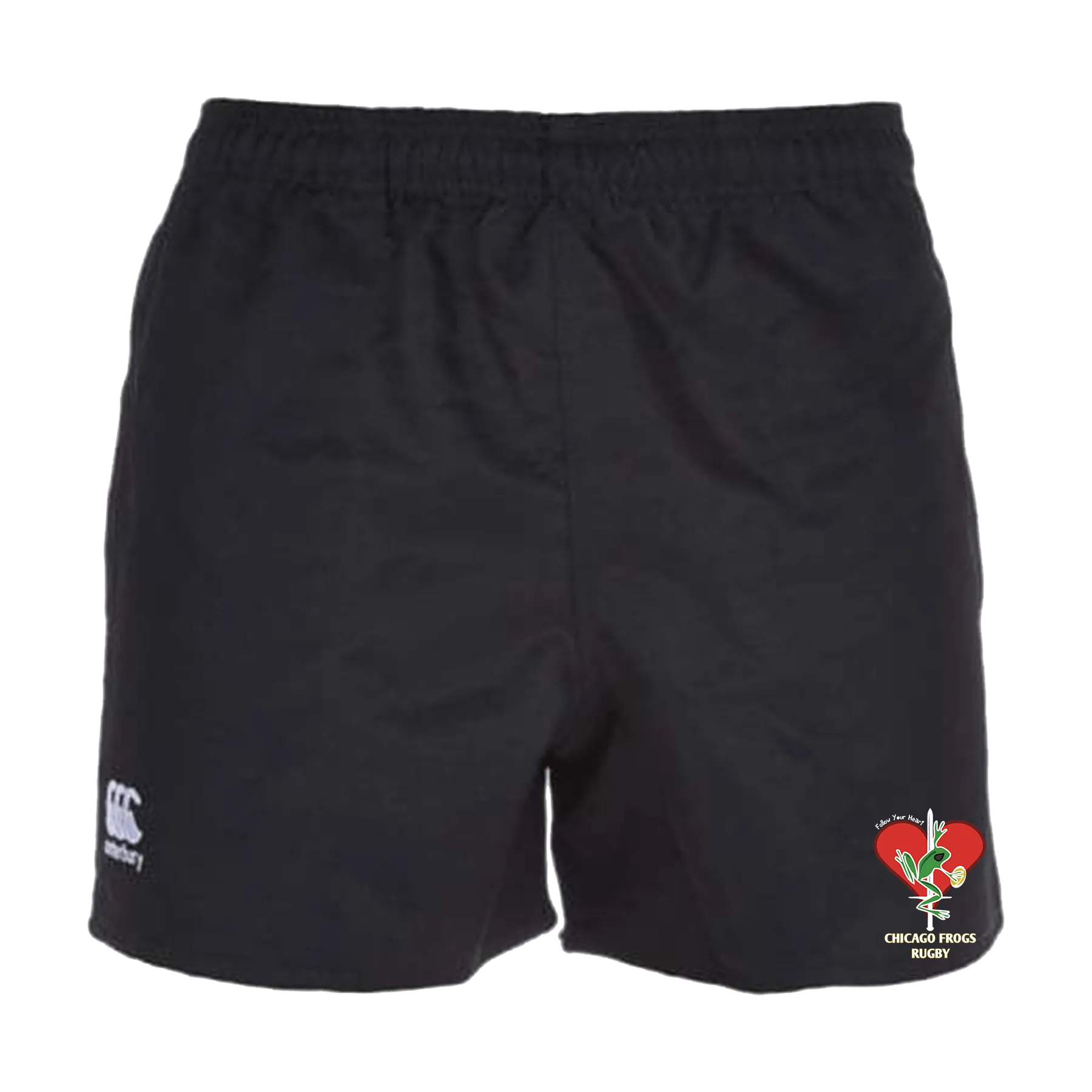 Frogs Canterbury Black Advantage Rugby Shorts