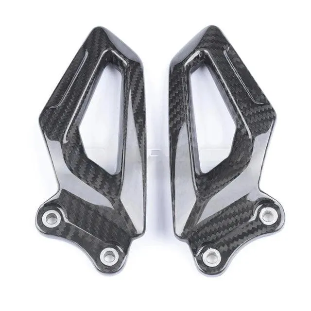 Full Faring Kits Carbon Fiber Heel Guards For BMW S1000RR 2019 2022 Carbon Fiber