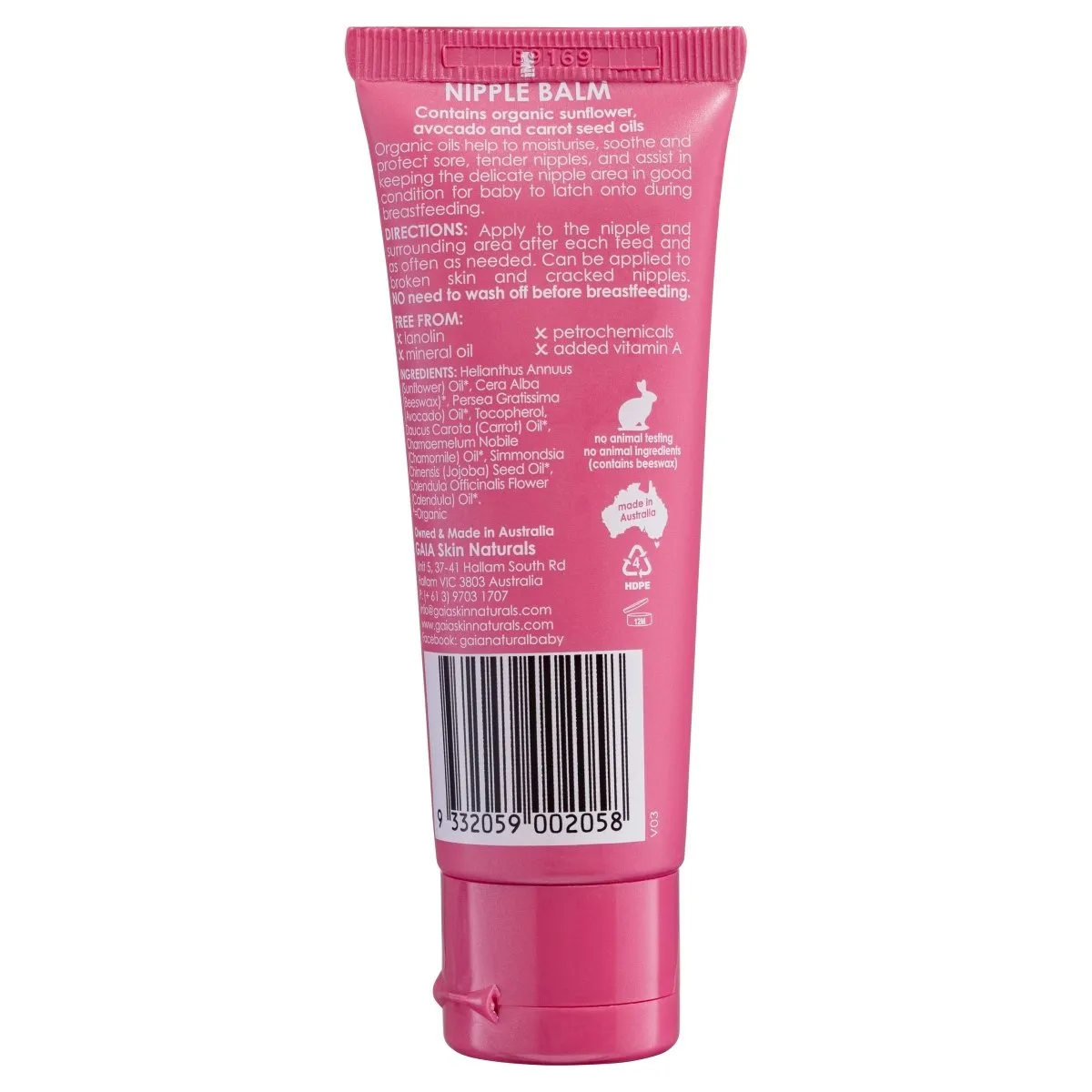 Gaia Skin   Body Nipple Balm 40mL