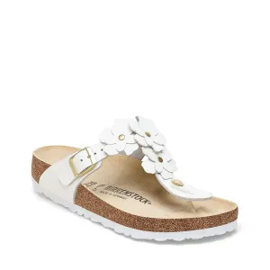 Gizeh Flower Embellishment Womens White