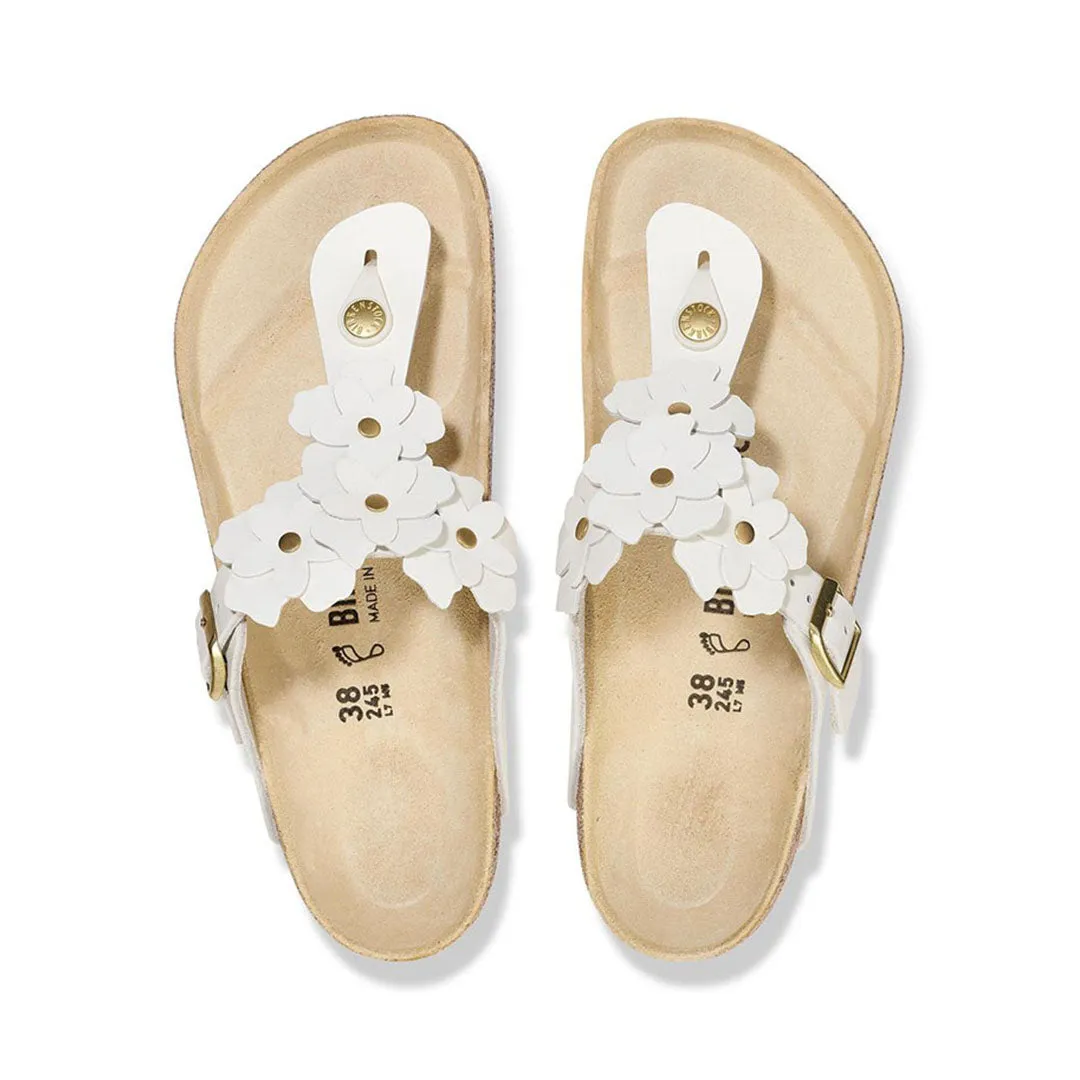 Gizeh Flower Embellishment Womens White