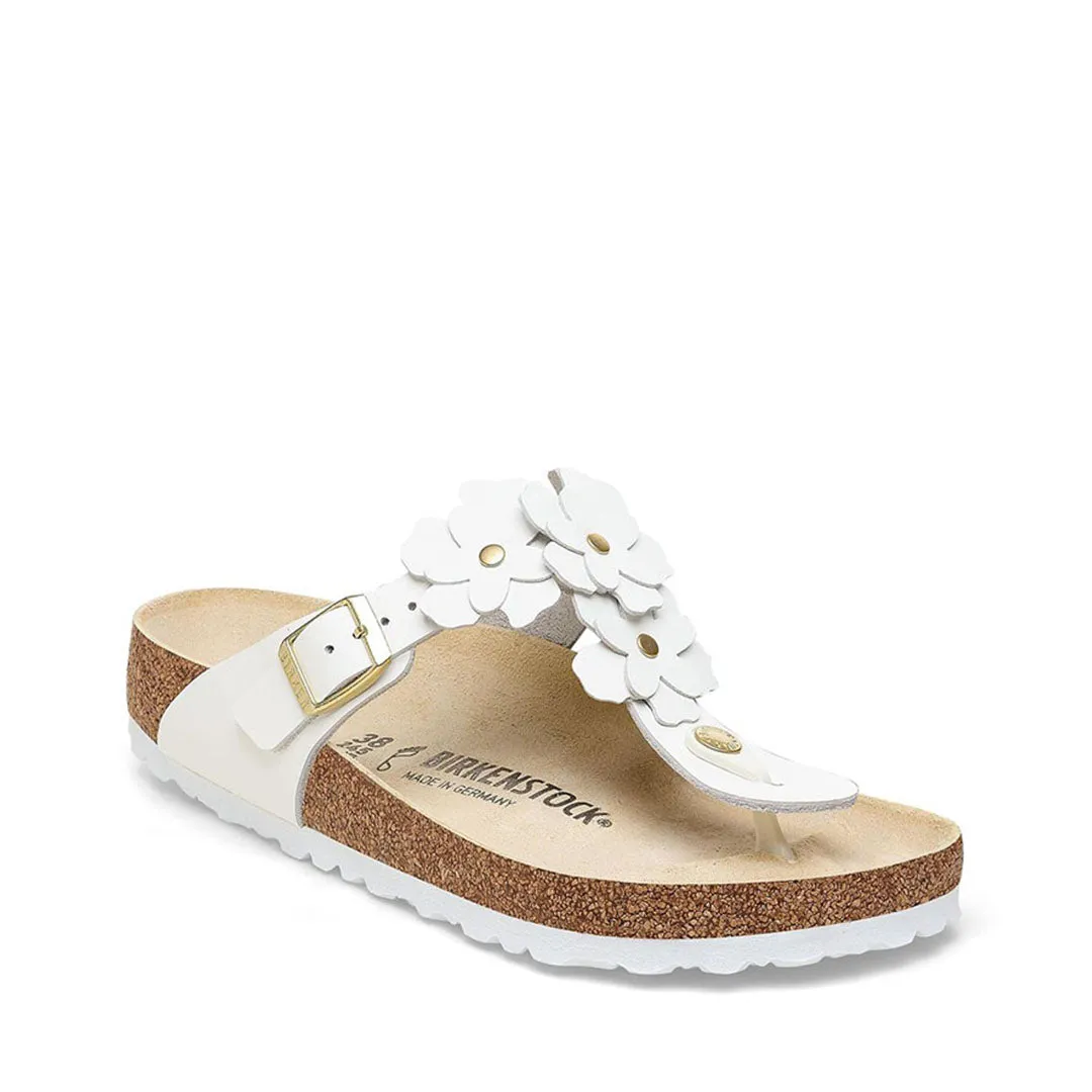 Gizeh Flower Embellishment Womens White