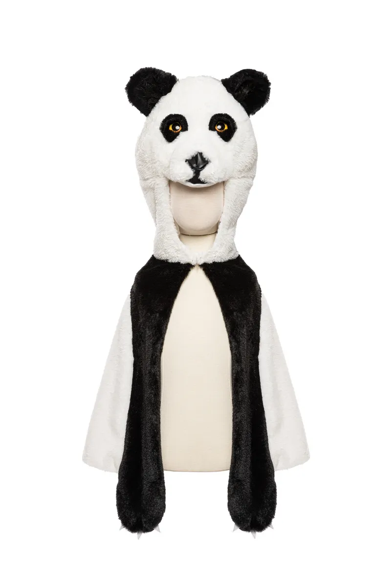 Great Pretenders Panda Cuddle Cape, Size 2-3