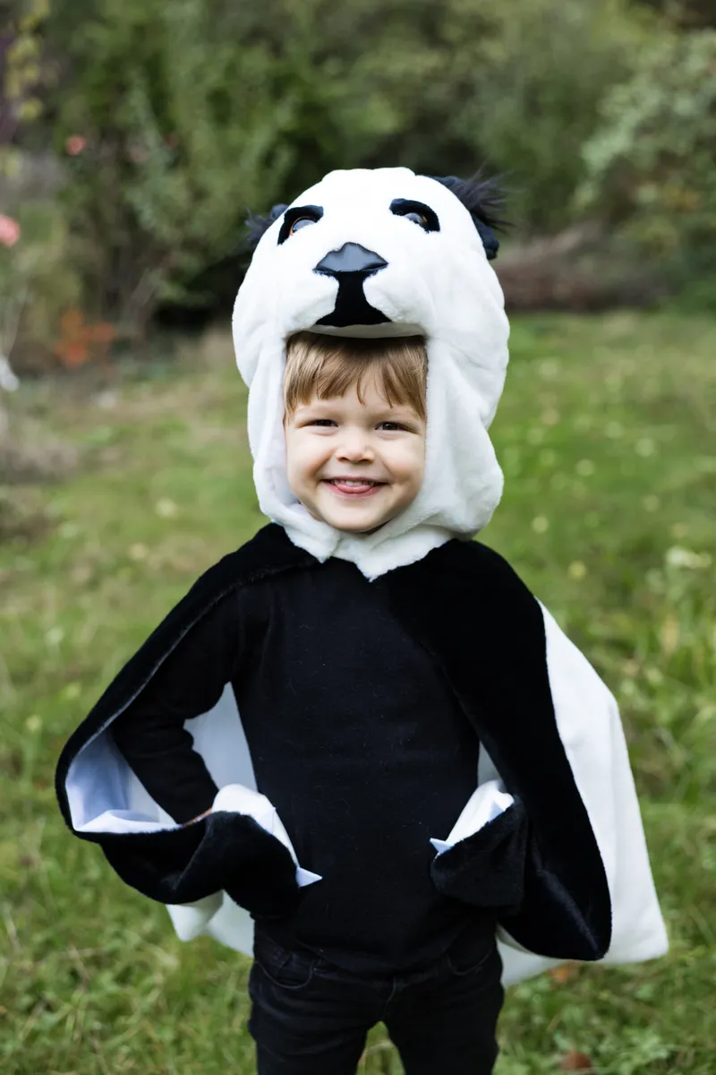 Great Pretenders Panda Cuddle Cape, Size 2-3