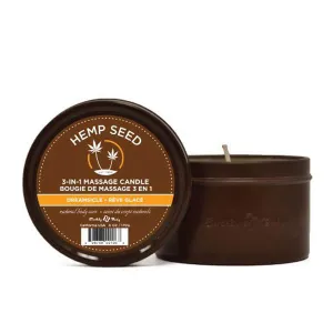Hemp Seed 3-In-1 Massage Candle - Dreamsicle (Tangerine & Plum) 170g