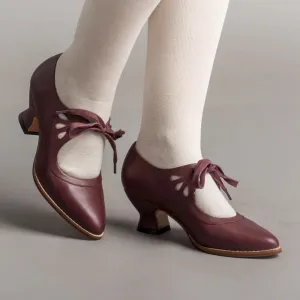 Hollow Out High Heel Lace-up Casual Shoes Plus Size Woman High-heeled Shoes